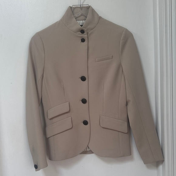 Rag and & Bone Slade Ponte Blazer Stone Size 0 - Picture 1 of 7